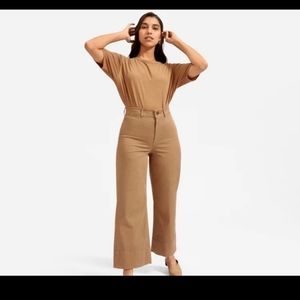 NWOT Everlane Lightweight Wide Leg Crop Chino